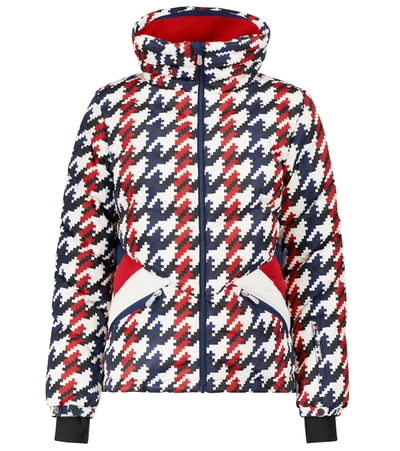 Perfect Moment Apres Duvet Houndstooth Puffer Jacket