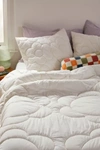 Urban Outfitters Daisy Puff Organic Cotton Percale Comforter