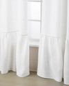 Amity Home Caprice Linen Curtain, Single In White