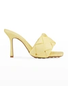 Bottega Veneta The Lido Sandals In Lemonade