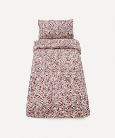 Coco & Wolf Poppy And Daisy Teal Single Duvet Cover Set In Assorted