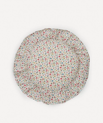 Coco & Wolf Luna Belle Frill Edge Circle Cushion In Pink