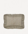 Coco & Wolf Katie And Millie Orange Ruffle Edge Oblong Cushion In Assorted