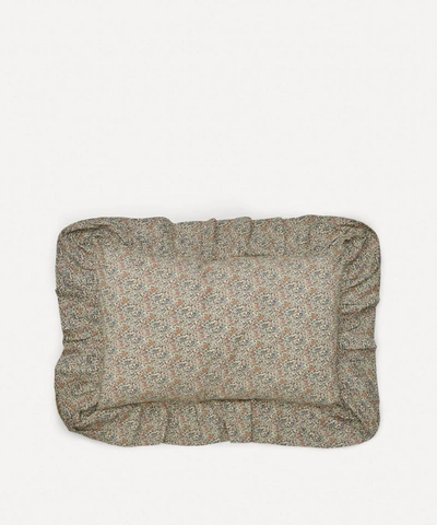 Coco & Wolf Katie And Millie Orange Ruffle Edge Oblong Cushion In Assorted