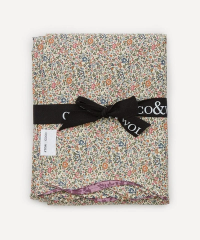 Coco & Wolf Capel And Katie And Millie Wavy Edge Tablecloth Small In Assorted