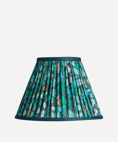 Pooky Poppy Meadowfield Empire Gathered Lampshade In Jade