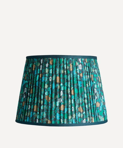 Pooky Poppy Meadowfield Straight Empire Gathered Lampshade In Jade