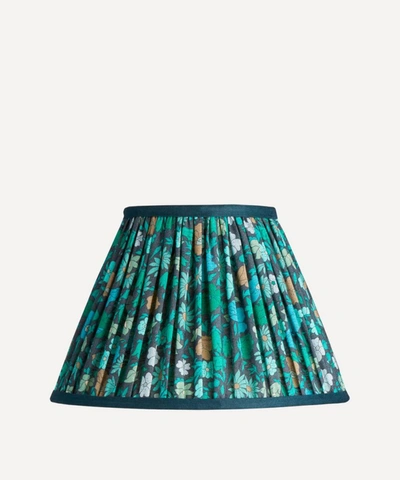 Pooky Poppy Meadowfield Empire Gathered Lampshade In Jade