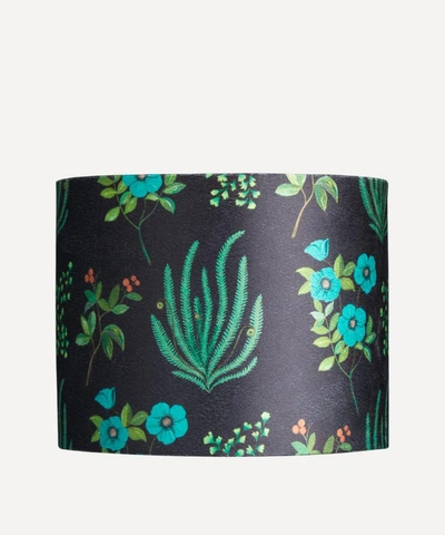 Pooky Botanical Flora Drum Lampshade In Jade