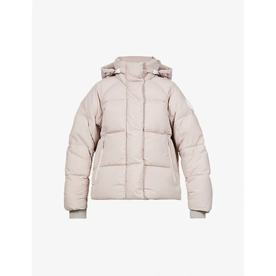 Canada Goose Womens Lucent Rose Junction Padded Shell-down Jacket M In Lucent Rose