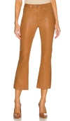 L'agence Kendra High Rise Crop Flare Jeans In Java Coated