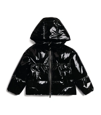 Balmain Kids Logo Puffer Jacket (6-16 Years) In Black