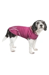 Pet Life Active Pull-rover Sleeveless Hoodie Jacket In Burgundy / Maroon