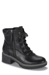 Baretraps Asher Lace-up Lug Sole Boot In Black