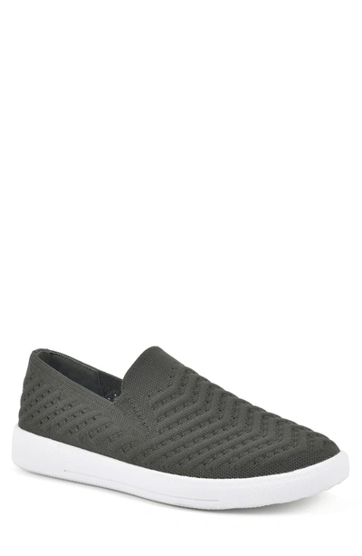 White Mountain Courage Slip-on Sneaker In Army/ Fabric