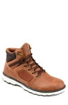 Vance Co. Derrick Vegan Leather Ankle Boot In Brown