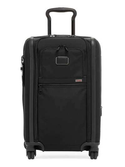 Tumi Alpha International Dual Access 4-wheel Carry-on In Black Chrome