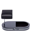 Rapport London Carbon Fibre Watch Stand & Tray In Neutral