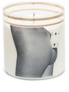 Seletti Two Of Spades Glass Candle In Neutrals