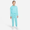 Nike Kids'  Girls' Sportswear Taped Track Suit In Blue