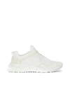 Givenchy Giv 1 White Leather And Canvas Sneakers In White