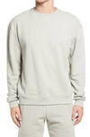 John Elliott Oversize Crewneck Pullover In Concrete