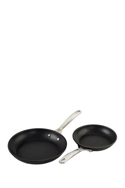 LE CREUSET SET OF 2 TOUGHENED NONSTICK PRO FRY PANS,TNSP6002