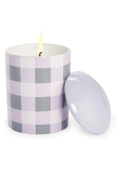 L'or De Seraphine Large No. 37 Valensole Ceramic Jar Candle In Purple