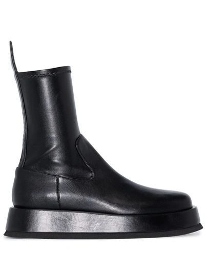 Gia Borghini Black Ankle Boots Rosie 11