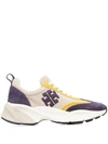 Tory Burch Good Luck Leather Low-top Sneakers In White