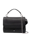 Lancel Ninon De  Leather Tote Bag In Black