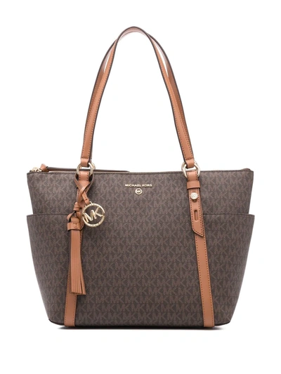 Michael Michael Kors Sullivan Tote Bag In Brown