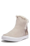 Timberland Skyla Bay Faux Fur Lined Leather Sneaker In Light Taupe
