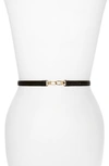 Totême Double-clasp Croc-embossed Belt In Croco