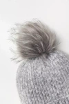 Anthropologie Pick-a-pom Tufted Topper In Grey
