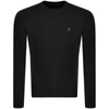 Farah Vintage Tim Sweatshirt Black In Black