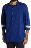 Robert Graham Woven Shirt In Navy