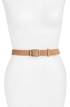 Rag & Bone Baby Boyfriend Belt In Camel