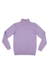 X-ray Turtleneck Pullover Sweater In Lilac