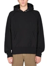 Engineered Garments Printed Sweatshirt In Black