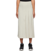 Y-3 BEIGE CLASSIC TRACK MID-LENGTH SKIRT