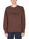 Engineered Garments Printed Sweatshirt In Brown