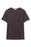 Alternative Solid Crewneck T-shirt In Earth Coal