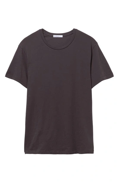 Alternative Solid Crewneck T-shirt In Earth Coal