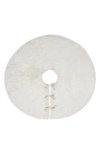 Nordstrom Recycled Faux Fur Christmas Tree Skirt In Grey Vapor
