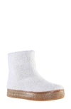 Nina Kids' Palva Faux Shearling Boot In Ivory Sherpa