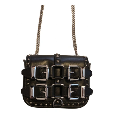 Pre-owned The Kooples Leather Mini Bag In Black
