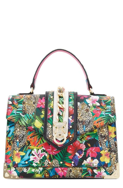 Aldo Baro Faux Leather Top Handle Crossbody Bag In Bright Multi