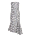 BALENCIAGA Sequinned and embroidered silk dress,P00202165