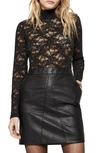 Bardot Vezza Lace Bodysuit In Black